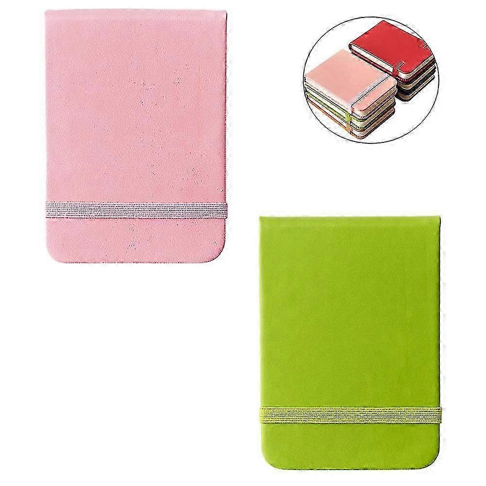 Softcover Mini Journal Notepad Elastic Closure Notebook compatible with Traveler