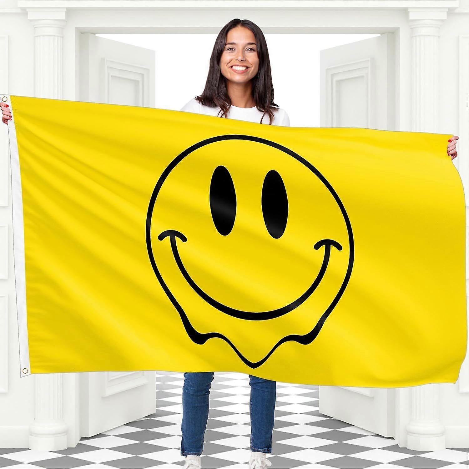Gult smilefjesflagg ND-564