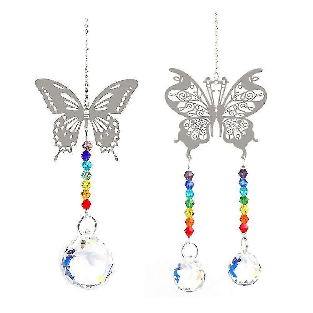 Crystal Butterfly Light Refractor Decor