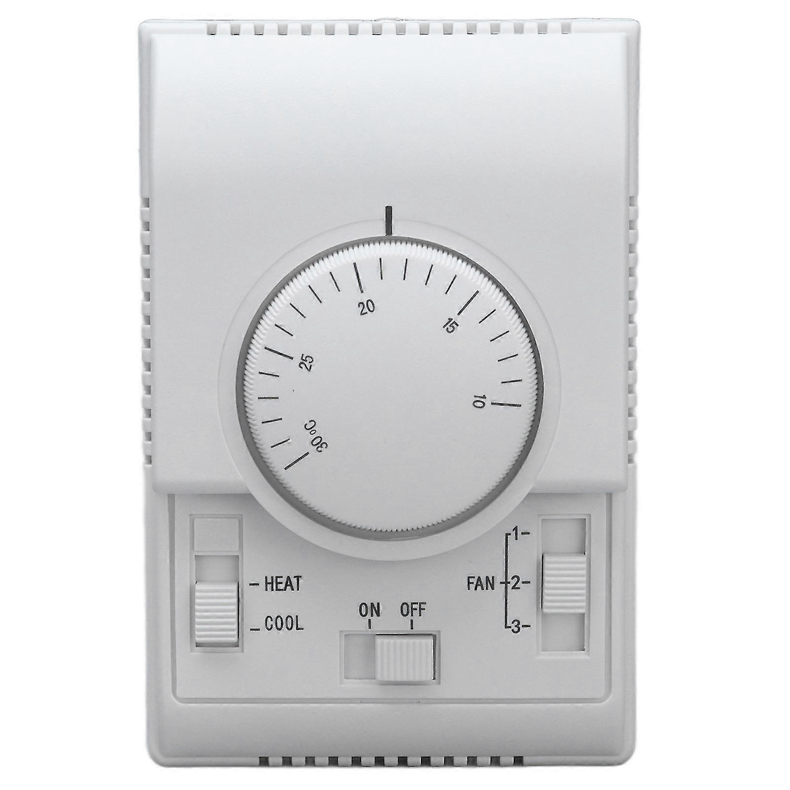 Central Air Conditioning Thermostat | 2 Way Mechanical Switch | ABS Material | Embedded Installation