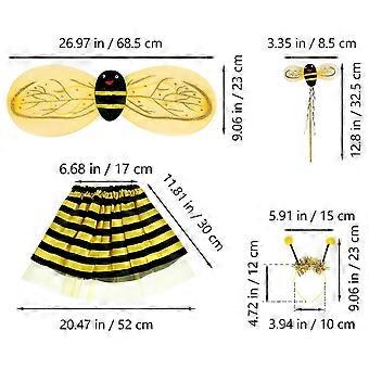 Bee Performing Costumes Bee Girl Skirt Bee Wing Performing Suits Bee Cosplay Costumes LLh1