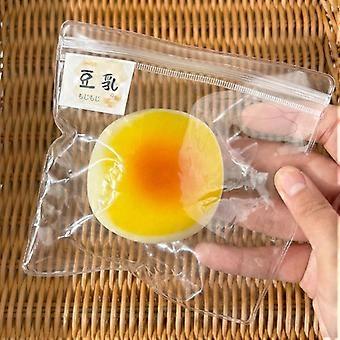 Simulation Dessert Slow Rebound Squishy 1Pcs Soy Milk Pudding Squeeze Toy Portable Stress Relief Toy for Travel