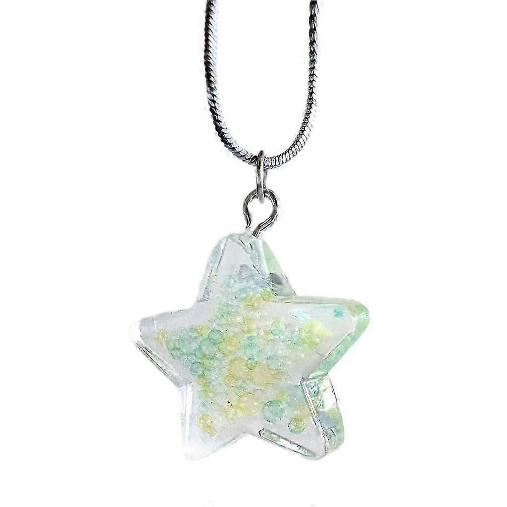 Snake Chain Temperament Simple Cold Wind Five-pointed Star Bubble Necklace