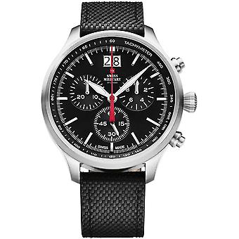 Swiss military chrono Quartz Analog Man Watch with Nylon Bracelet SM34064.01
