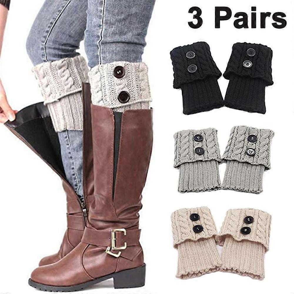 Stretchy Soft Knit Boot Socks