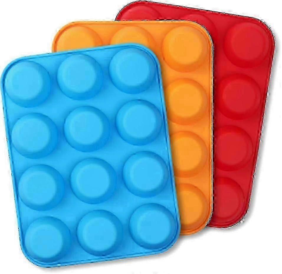 Flexible Food Grade Muffin Baking Trays