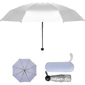 Mini-Reise-Regenschirm mit 8 Streben, winddicht.