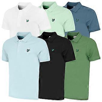 Lyle & Scott Mens Green Eagle Breathable Cotton Golf Polo Shirt
