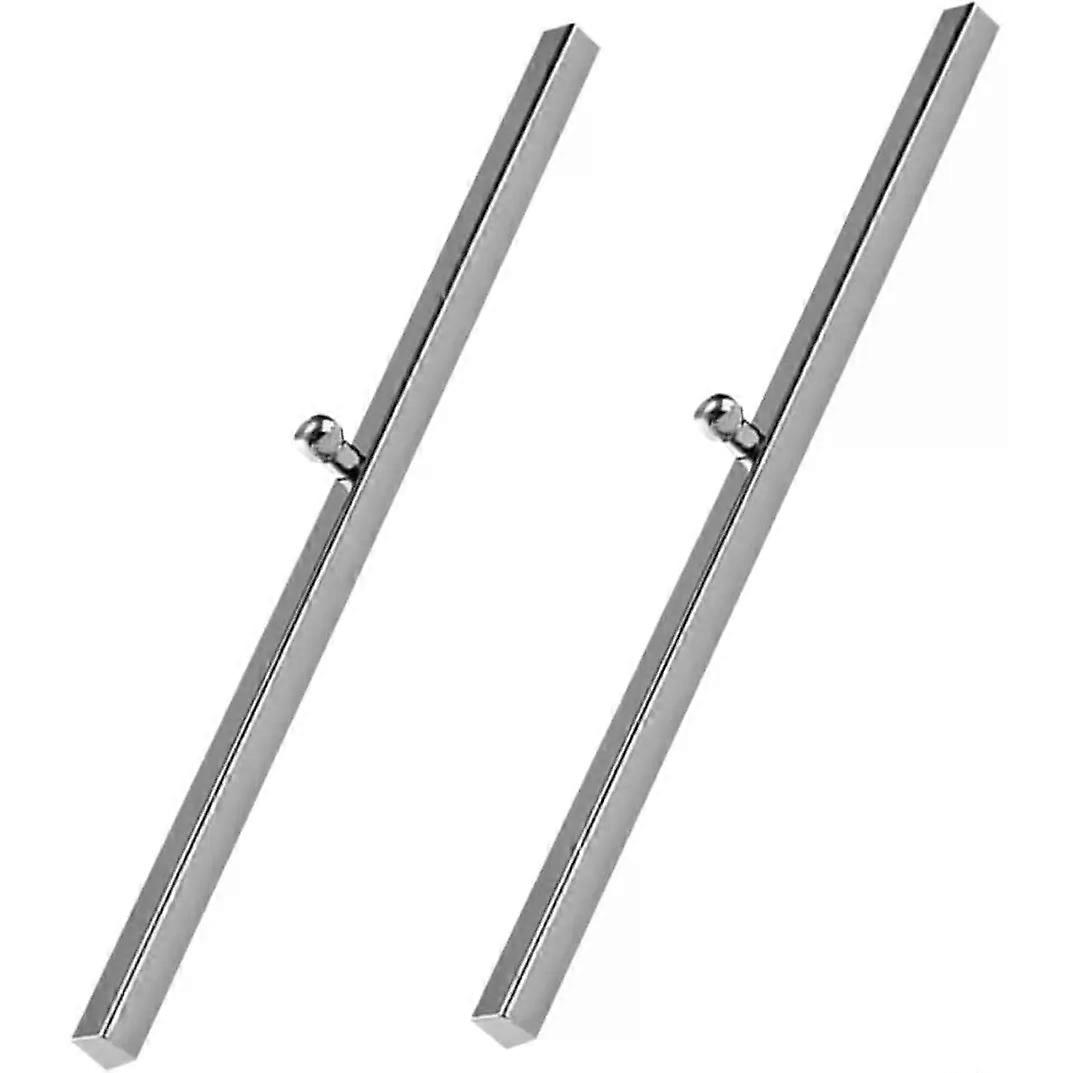 Steel Paperweight 2pcs Silver Calligraphy Tool