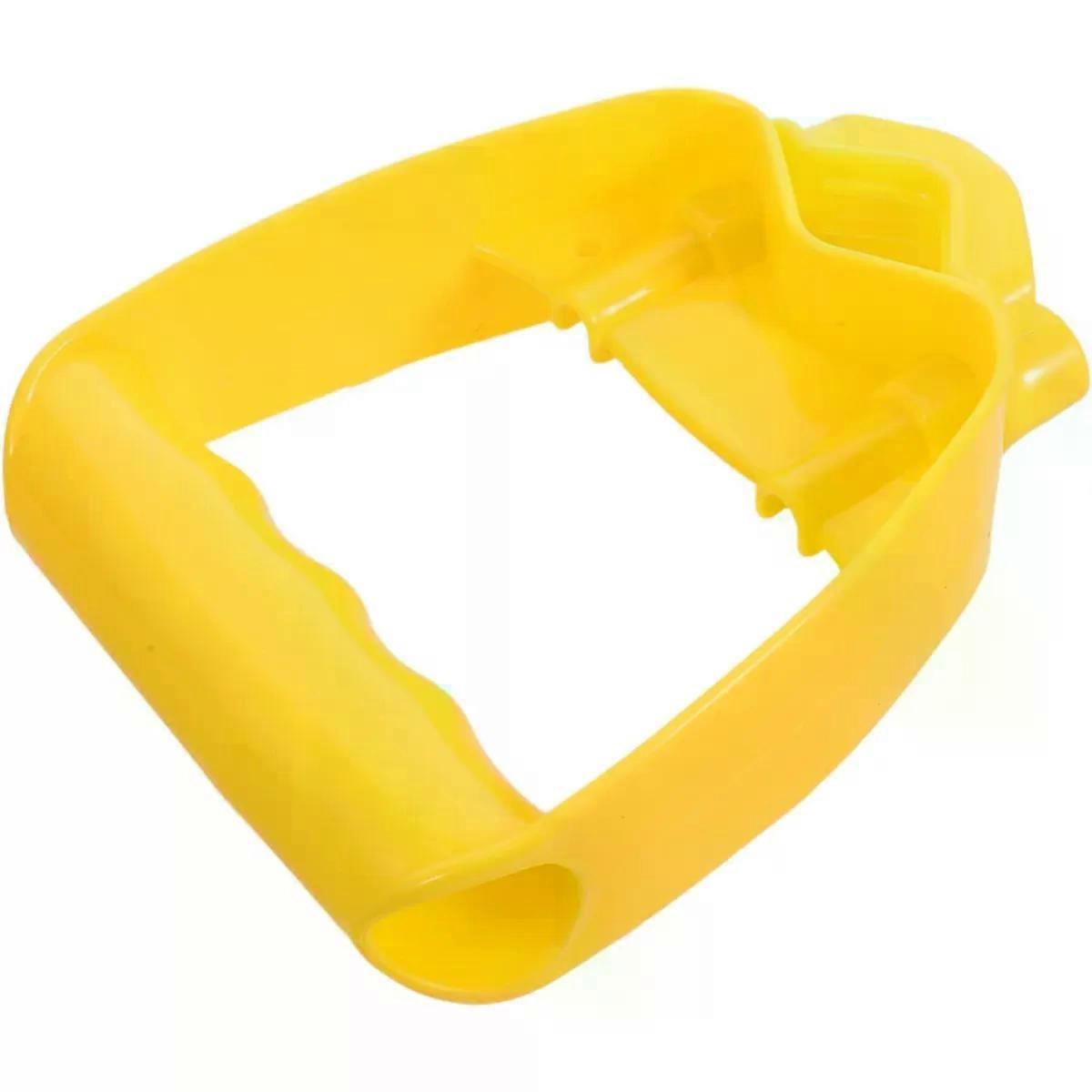 Yellow Plastic D Shovel Handle Attachment for Back Saving Grip