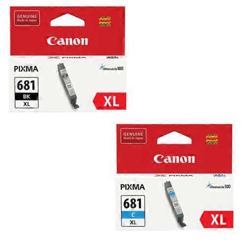 YELLOW Compatible CLI681XL Printer Inkjet Ink Cartridge Replacement For Canon