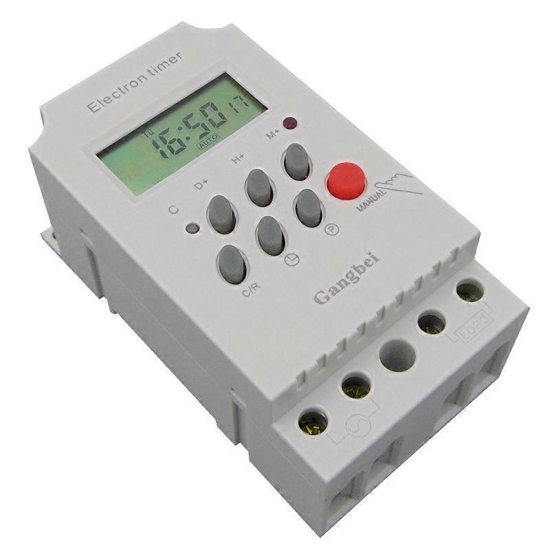 Timer Giornaliero Programmable Digital TIMER SWITCH Relay Control 220V Timer Switch  230v 25A  Timer KG316 Relay Time