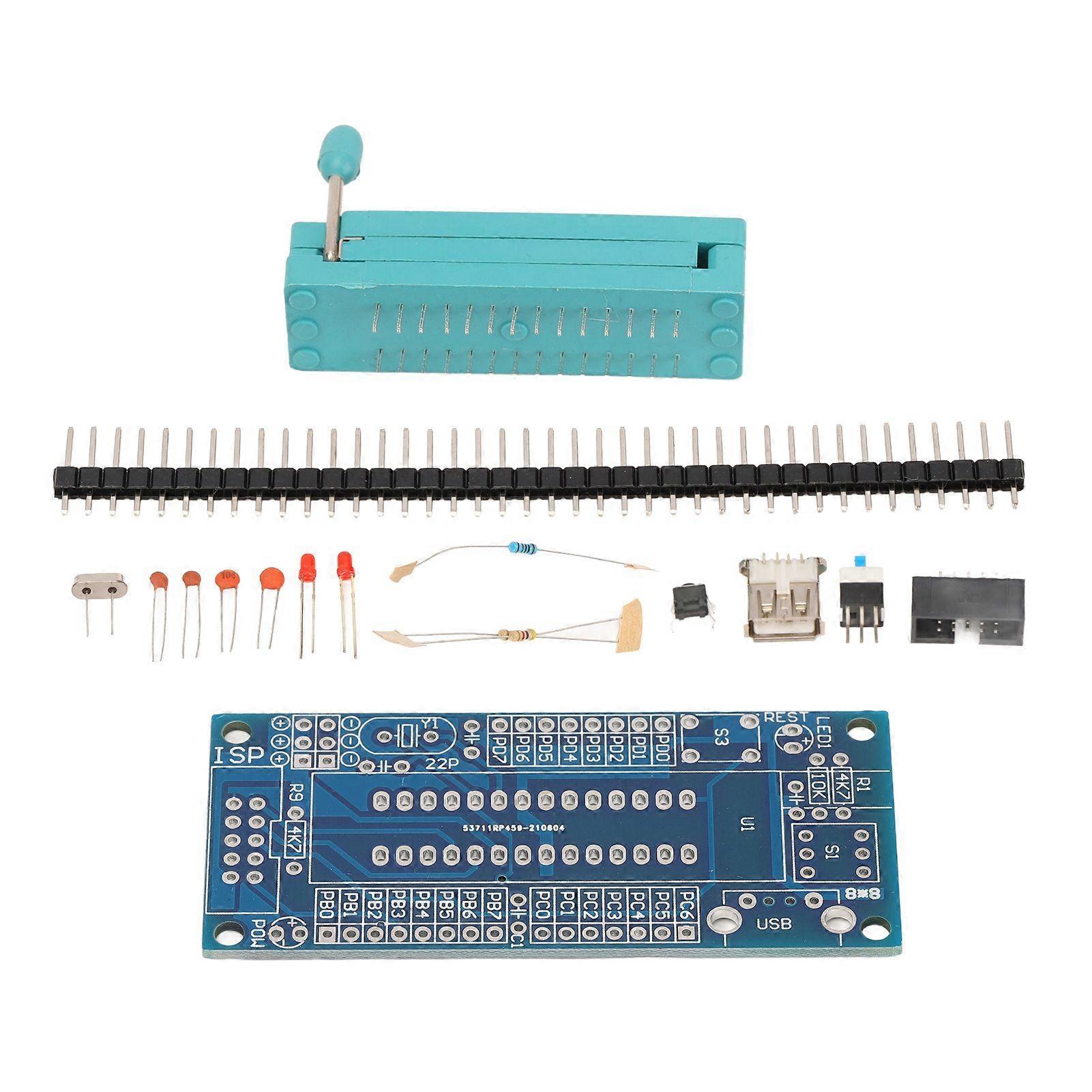 Development Board Kit ATMEGA8 ATMEGA48 AVR Small System Module Electronic Component YEMAA