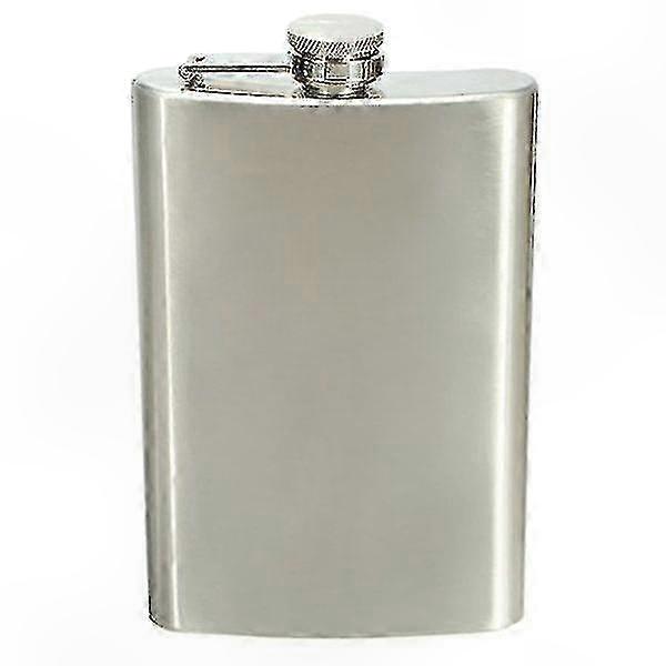 Hip Flask 10oz Stainless Steel Flat Drinking Vessel