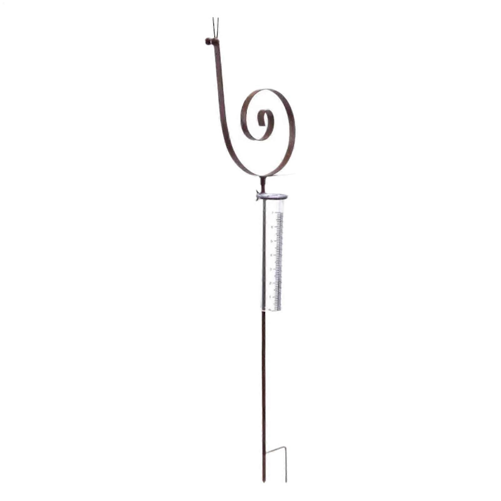 Durable Snail Rain Gauge Stake