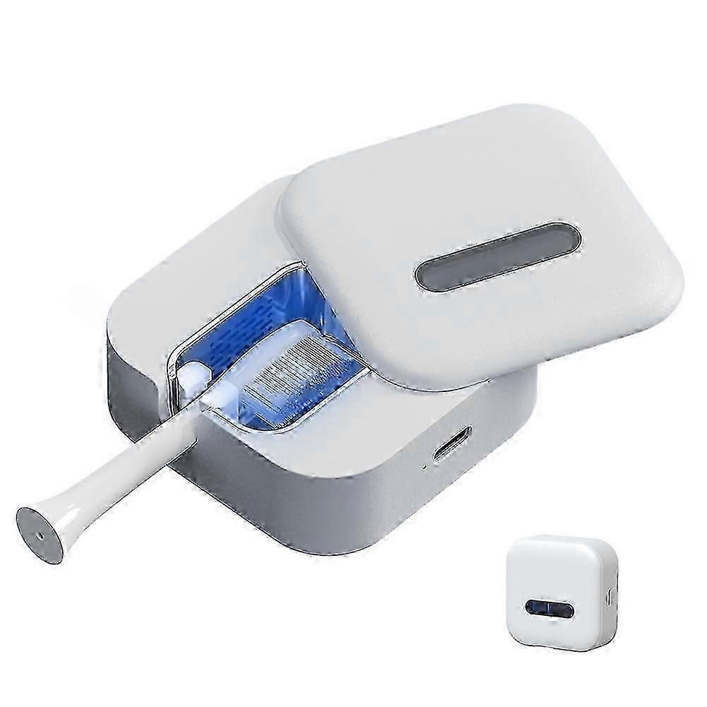 Portable Toothbrush Cleaner with USB Rechargeable
