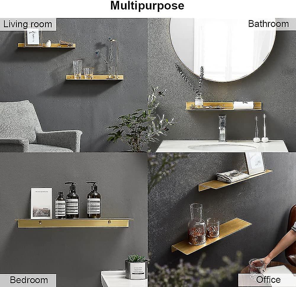 Mensole Galleggianti Bianche - Set Di 2 Per Parete, Ideali Per Libri - Foto 4