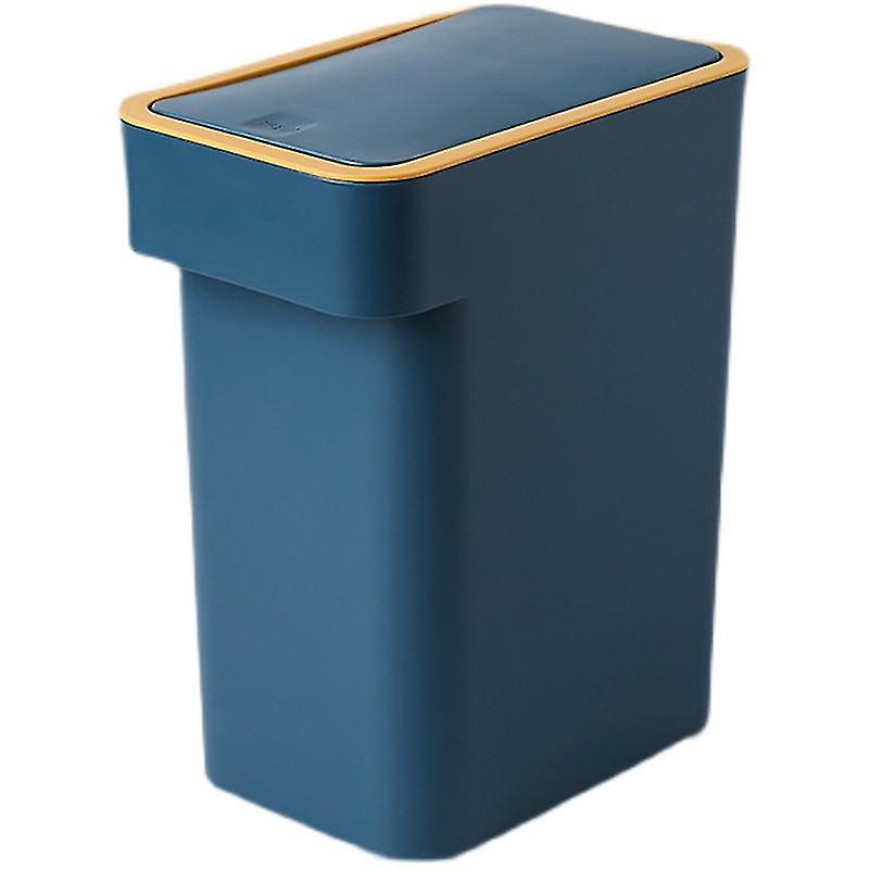 Bathroom Trash Can Small Bathroom Bin with Unbreakable Plastic Lid for Kitchen