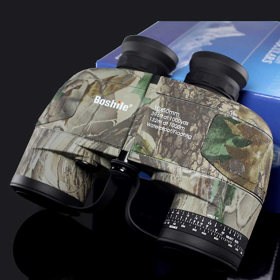 Professional Military Binoculars Boshile 10x50 Marine Waterproof Telescope Night Vision Hd Bak4 Rangefinder Distance For Hunting