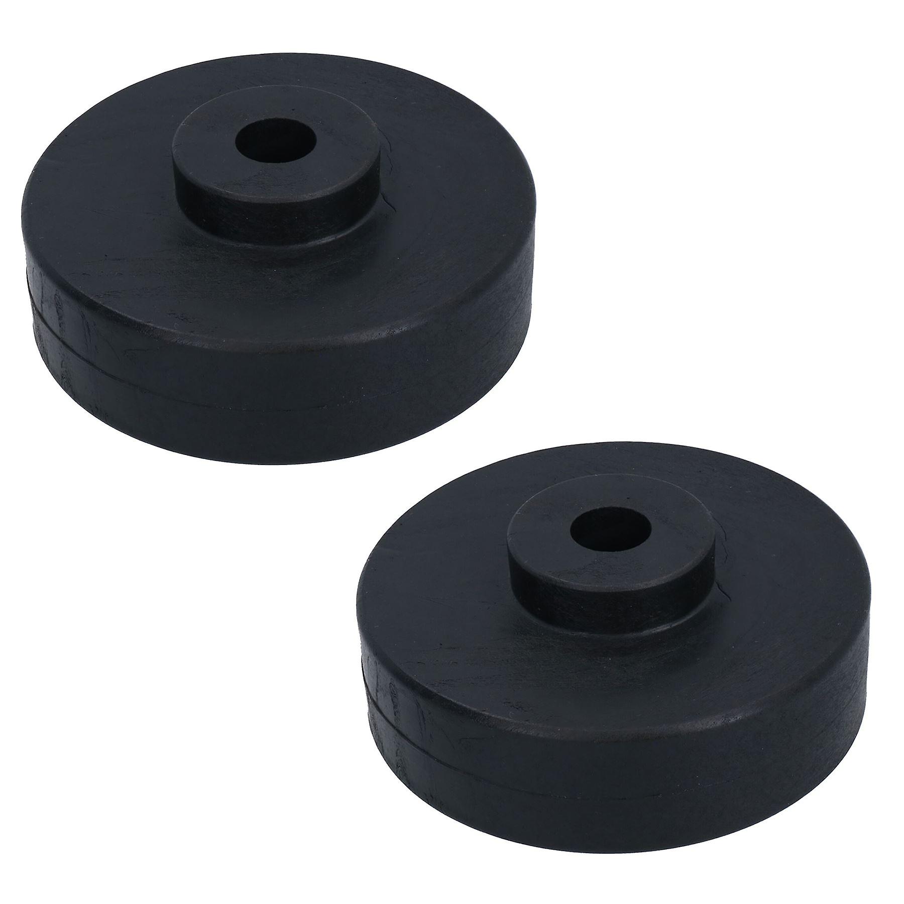 Boat / Jetski / Dinghy Trailer Single Roller Rubber 16mm Bore 2 Pack