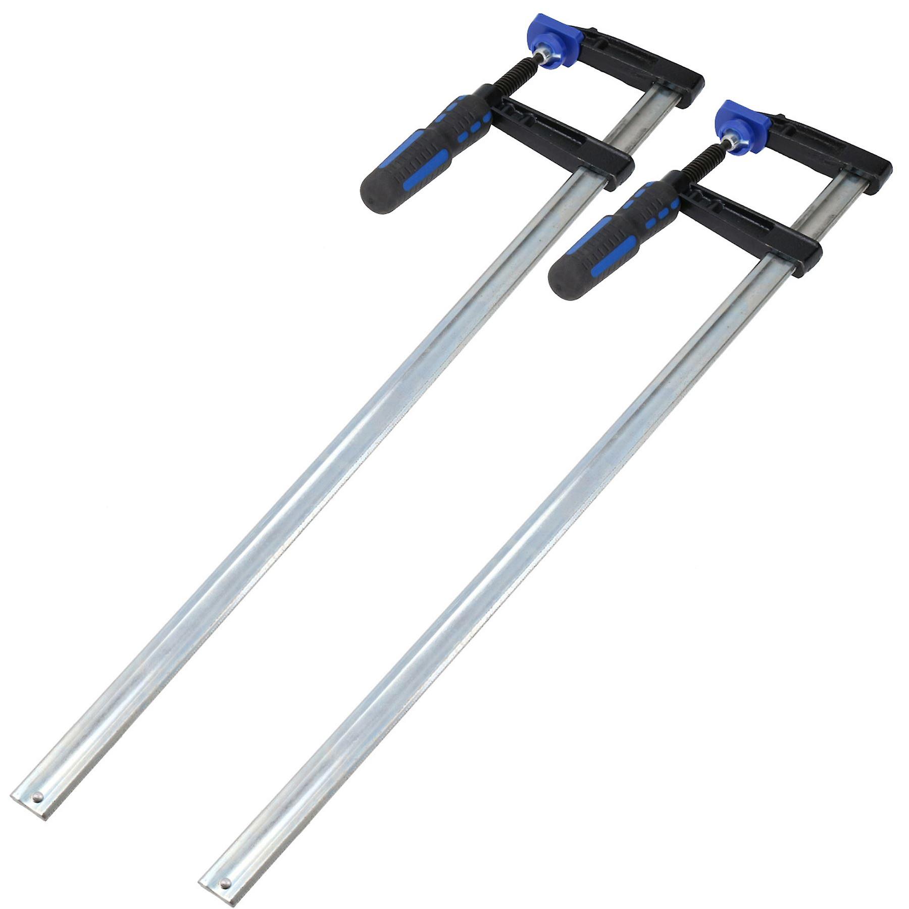 Sliding F Clamp Bar Profile Clamp Holder Fastener Fastening 600mm x 80mm 2pc