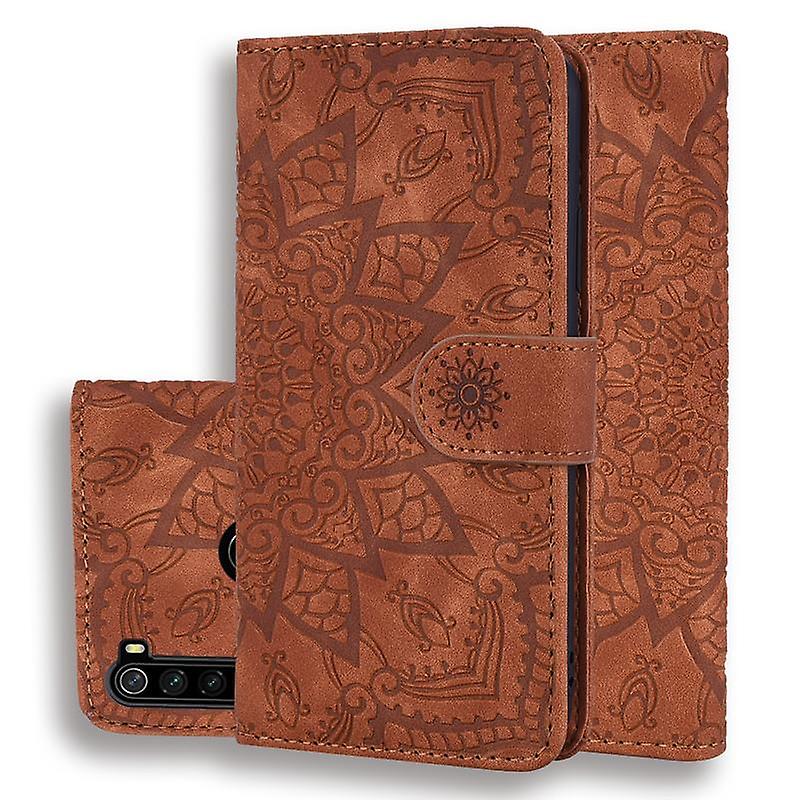 Wallet Case For XiaoMi RedMi NOTE 8 Premium PU Leather Flip Cover Mandala