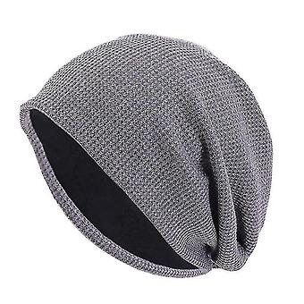 Unisex Winter Cotton Casual Ski Slouch Oversized Beanie Cap Hat For Men Women