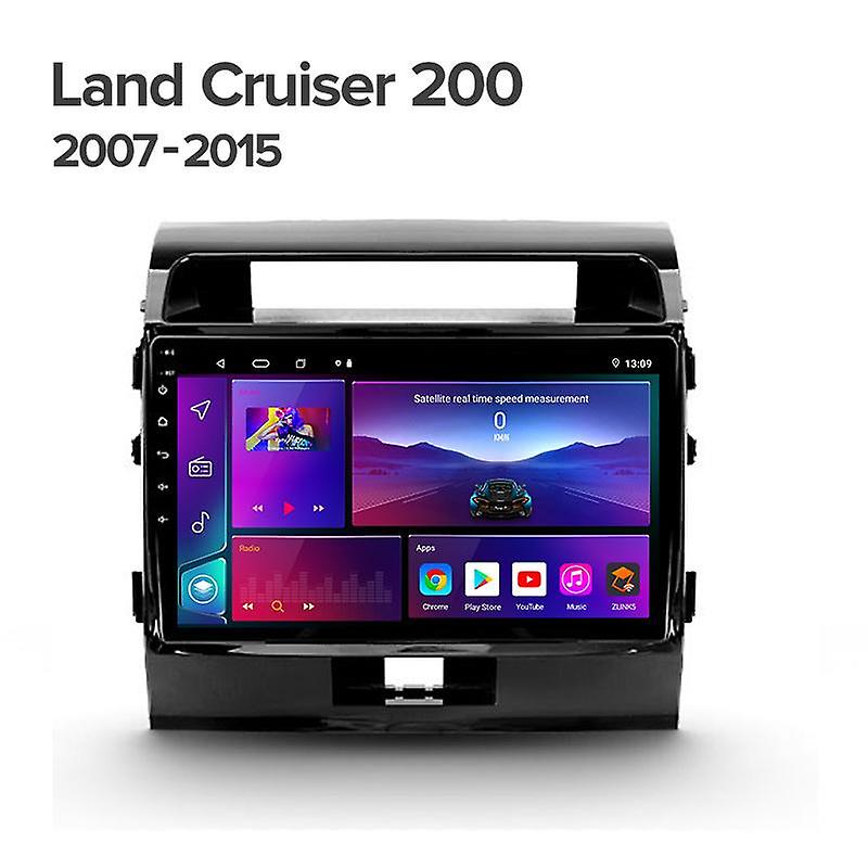 For Toyota Land Cruiser 11 200 2007 - 2015 Car Radio Multimedia Video Player Navigation GPS No 2din