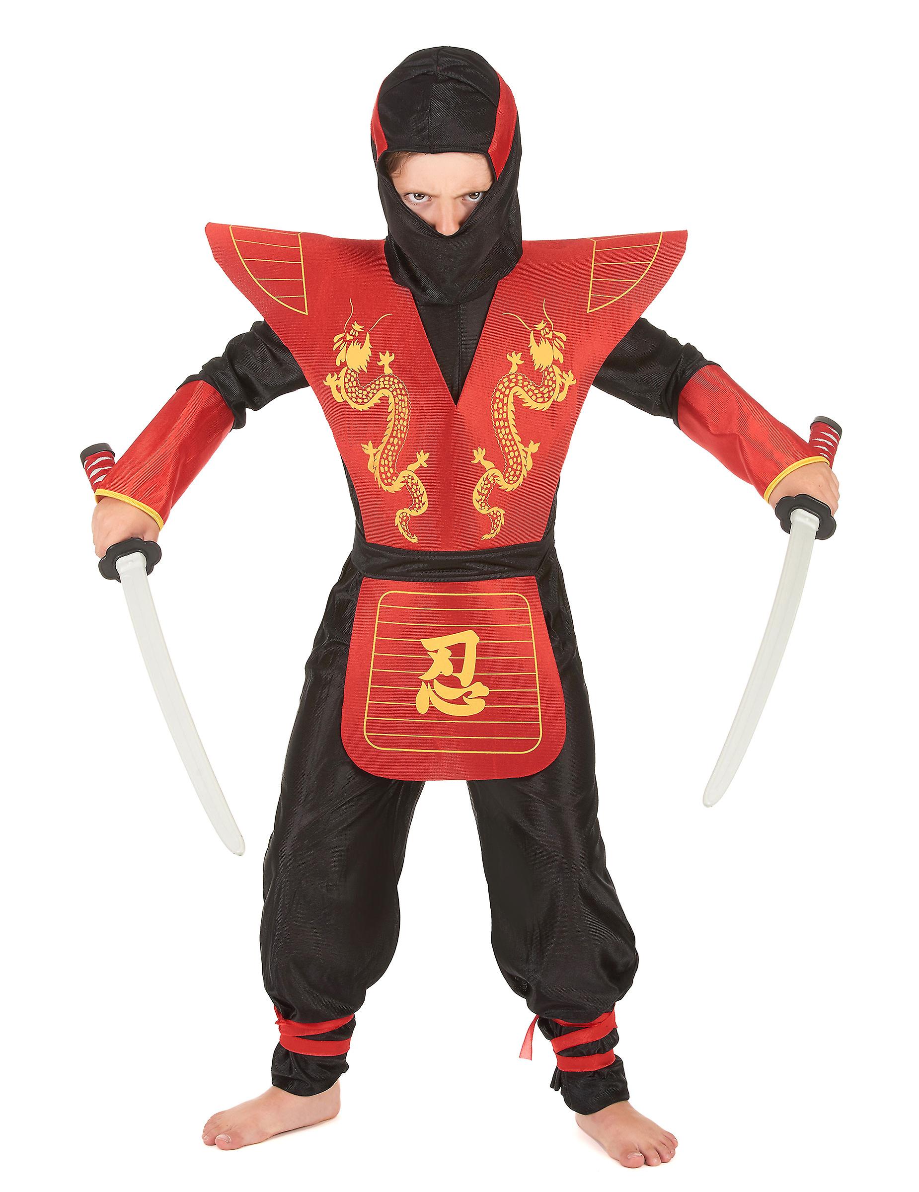 Boys' dragon pattern ninja costume