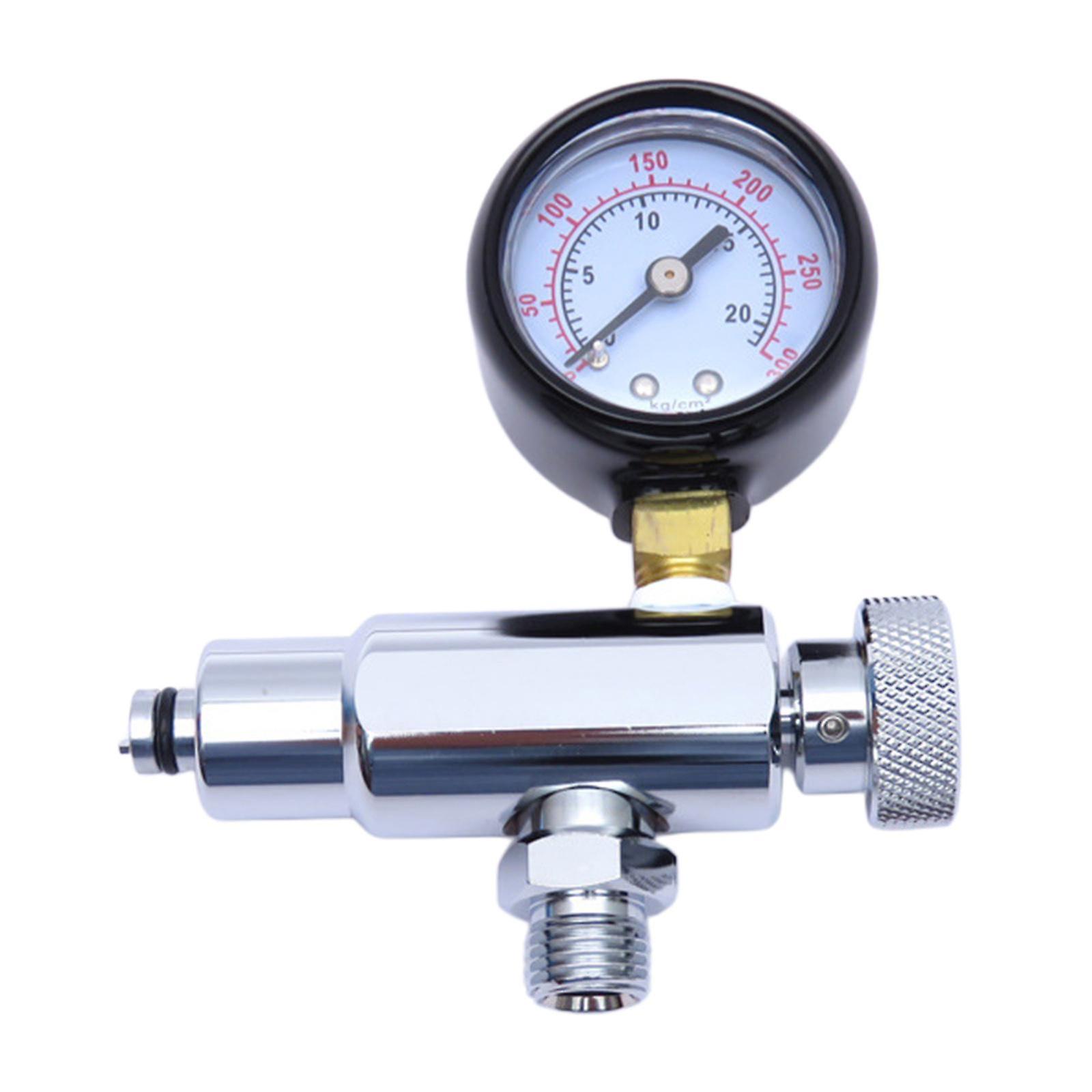 Regulator Adjustment Tool with Gauge Second Stage Scuba Dive Equipments