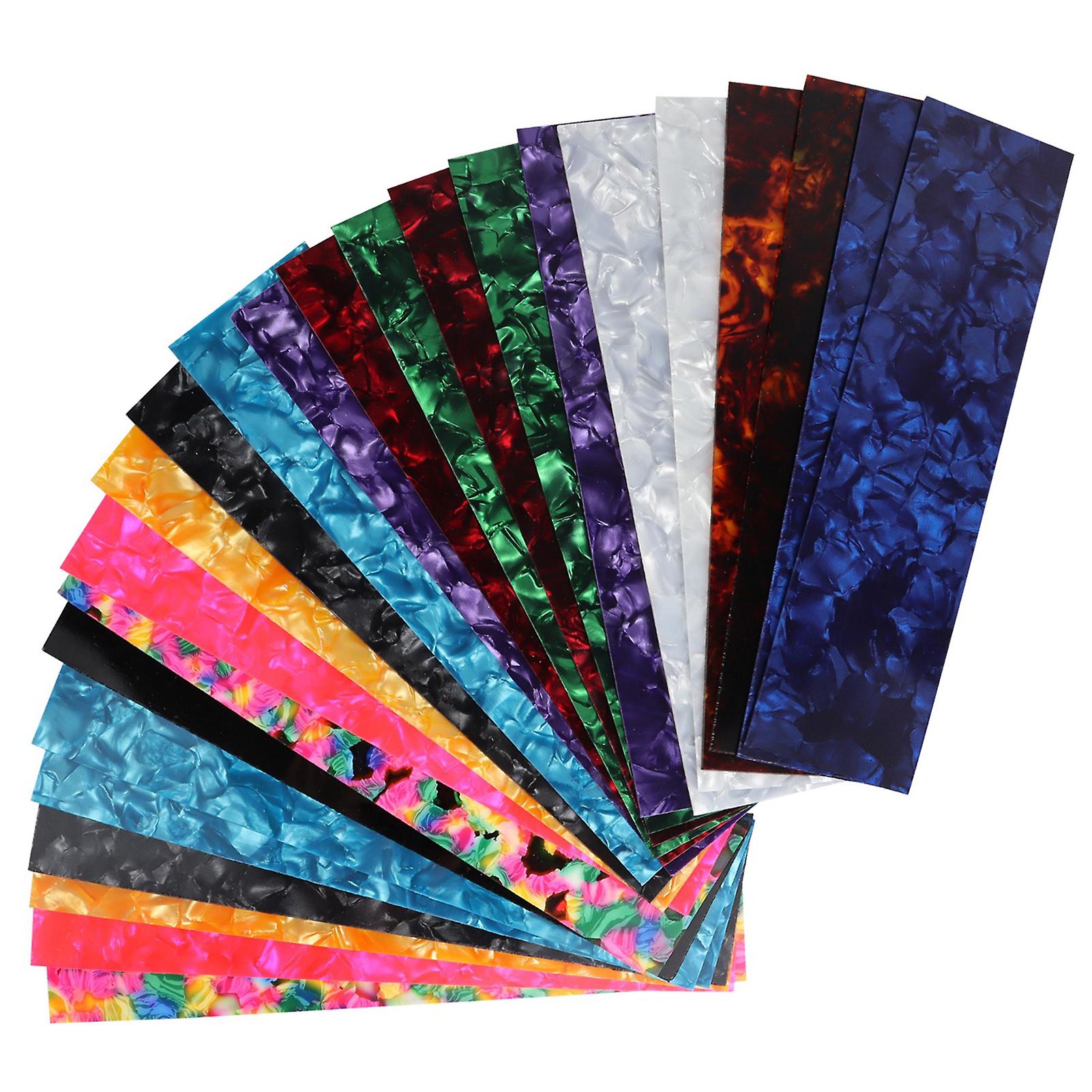 25st DIY gitarr plocka punch sheets musiker rekommenderas lätt medium och tung celluloid gitarr