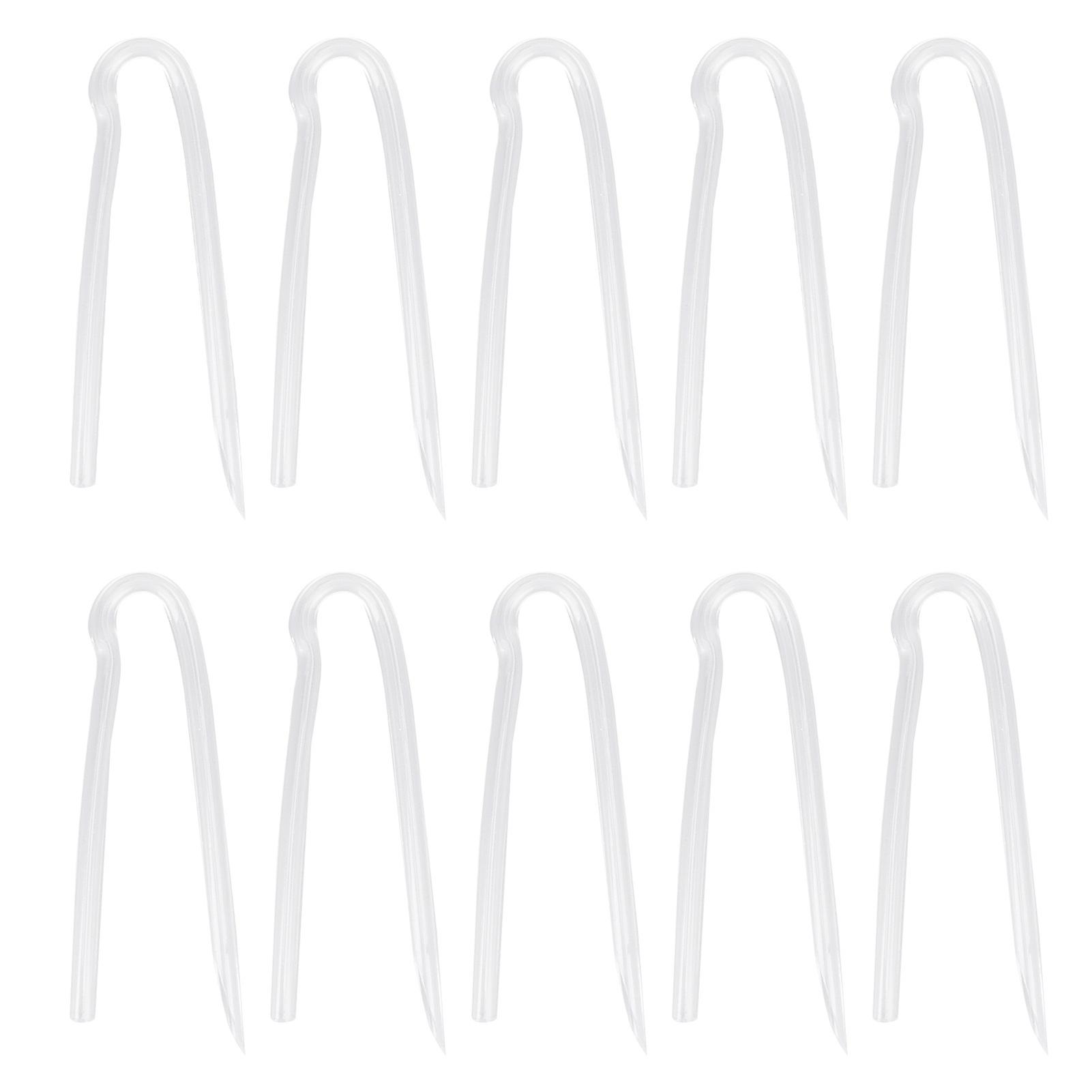 10 stuks 3,3 x 2 mm / 0,13 x 0,08 inch R-type flexibele oorbuisjes voor AHO-hoortoestellen