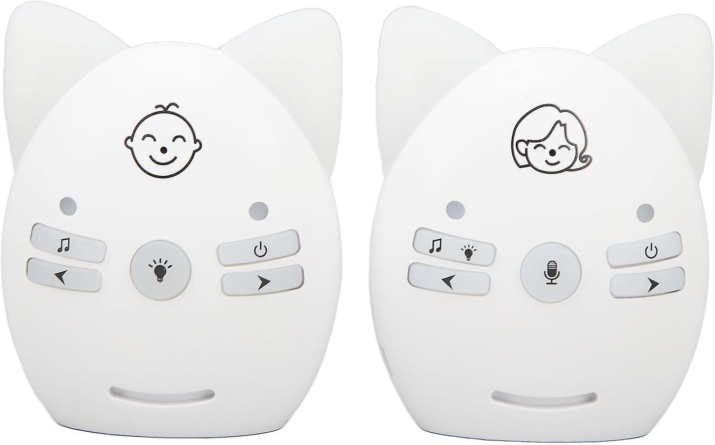 Audio Baby Monitor, Baby Monitor Intercom 2 Way Talk, Wireless 656 to 984ft Range Walkie Talkie with