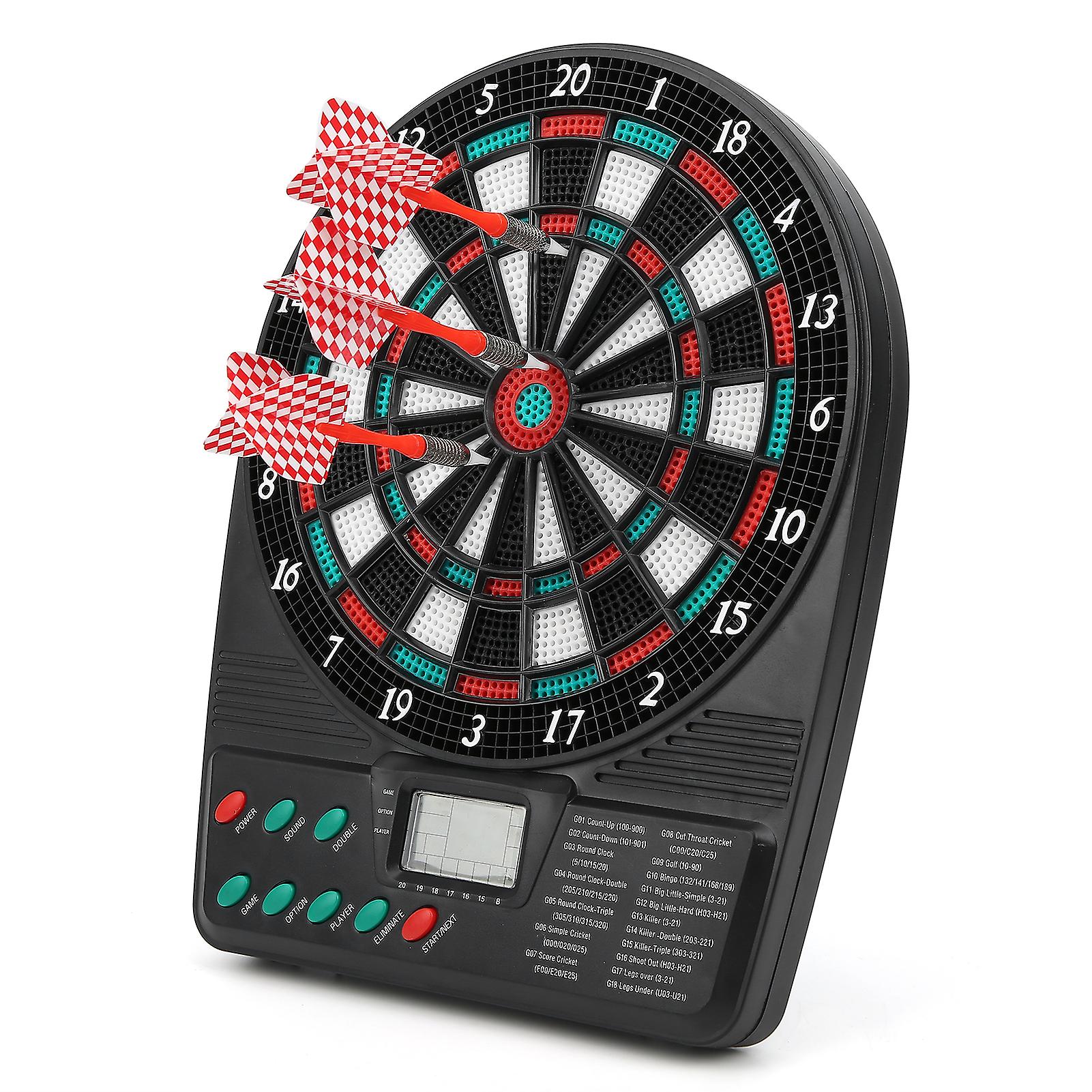 Electronic Dartboard Game Set LCD Display Automatic Scoring Dart Plate Games SetElectronic Dartboard