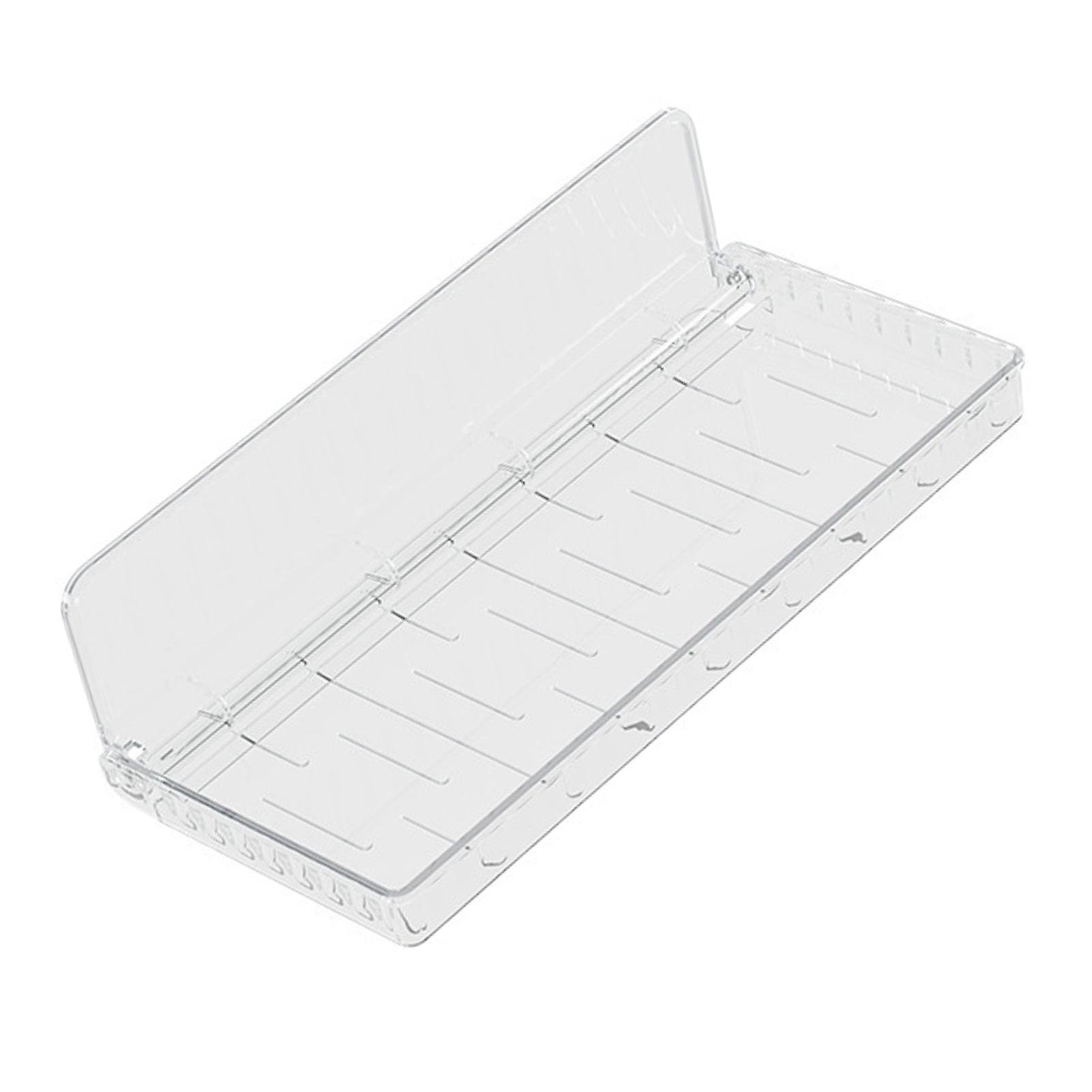 Transparent Punch Free Wall Mounted Folding Shelf Large Capacity