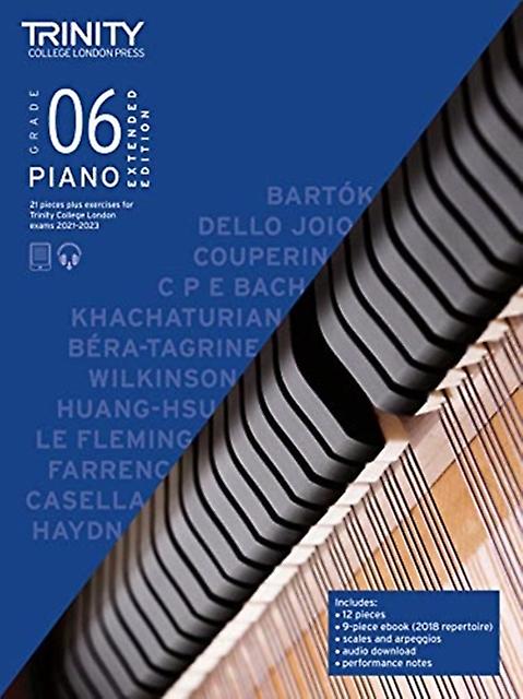 Trinity College London Piano Exam Pieces Plus Exercises From 2021 Grade 6  Exten by Trinity College London Sheet music Book
