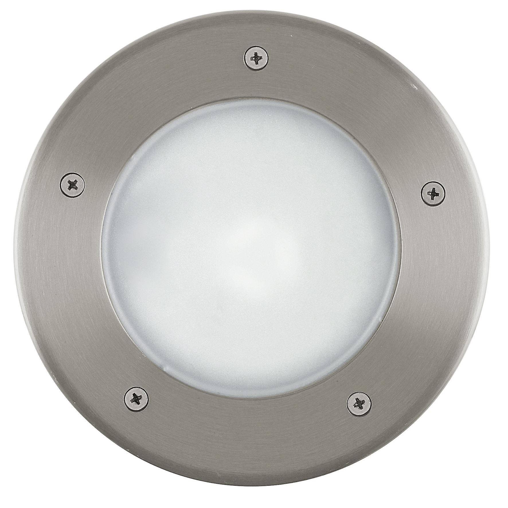 Riga 1 Light Outdoor Ground Light Stainless Steel IP44, E27