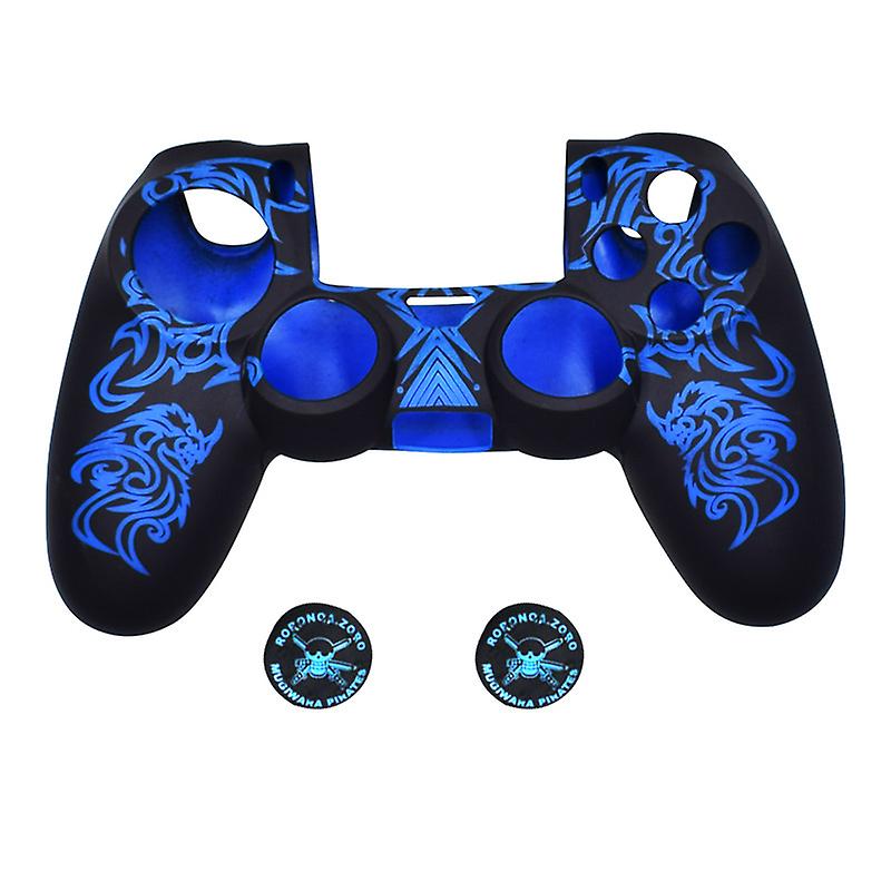 SQCLV PS4 Controller Skins ,Silicone Controller Cover Skin Protector Compatible /PS4 Slim/PS4 Pro Controller (Thumb  Cap Grip x 2)