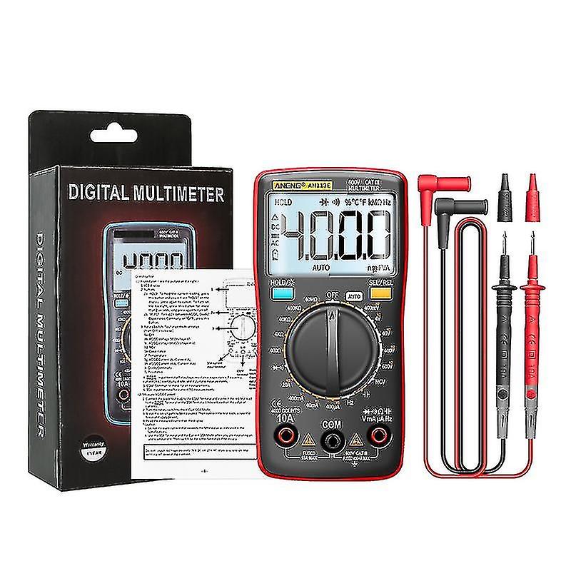 High Precision Digital Multimeter Auto Range 4000 Counts Frequency Diode Me
