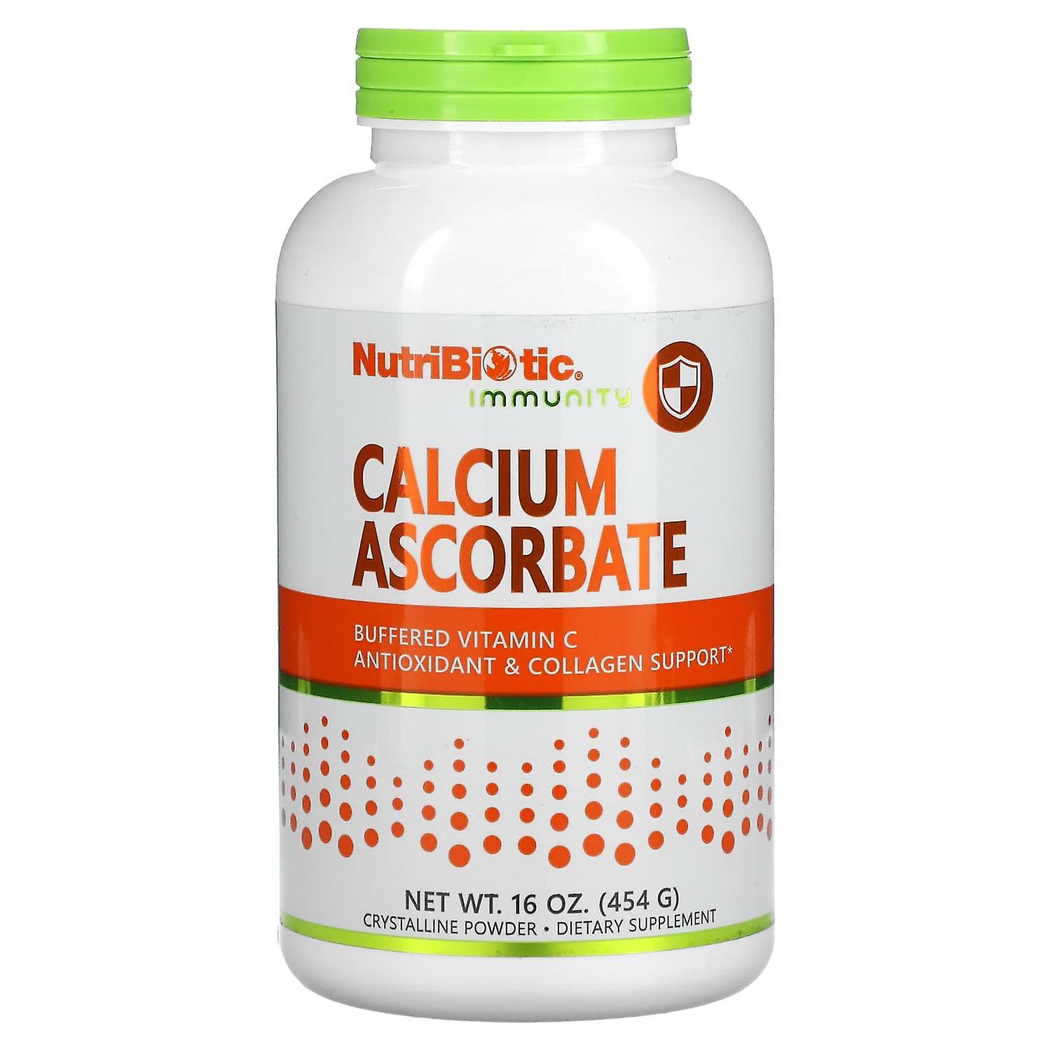 NutriBiotic, Immunity, Calcium Ascorbate, Crystalline Powder, 16 oz (454 g)