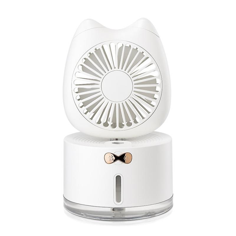 BD-MM1 Cat Shape Household Desktop Spray Humidifier Fan