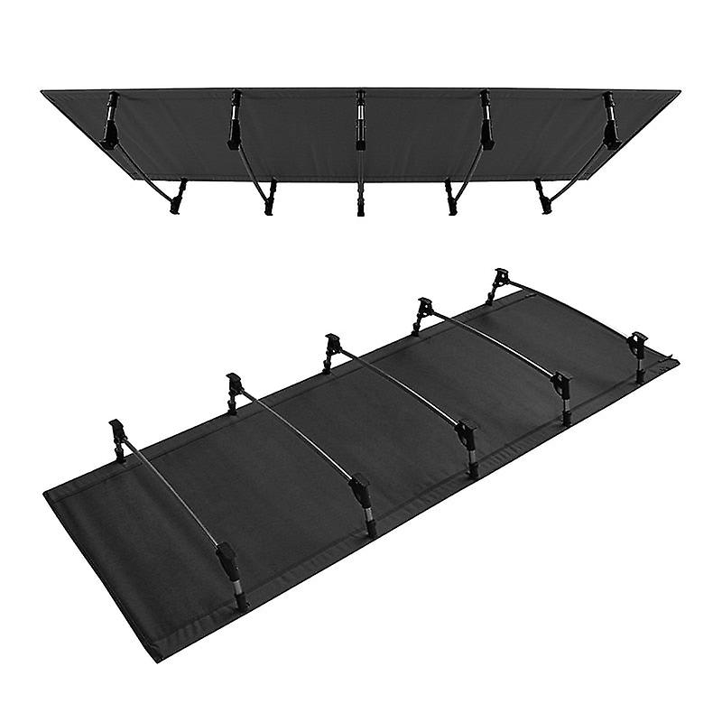 Ultralight Folding Bed Camping Cot Bed Portable Compact For Outdoor Travel Base Camp Hiking Mountaineering Camping Cot Bed