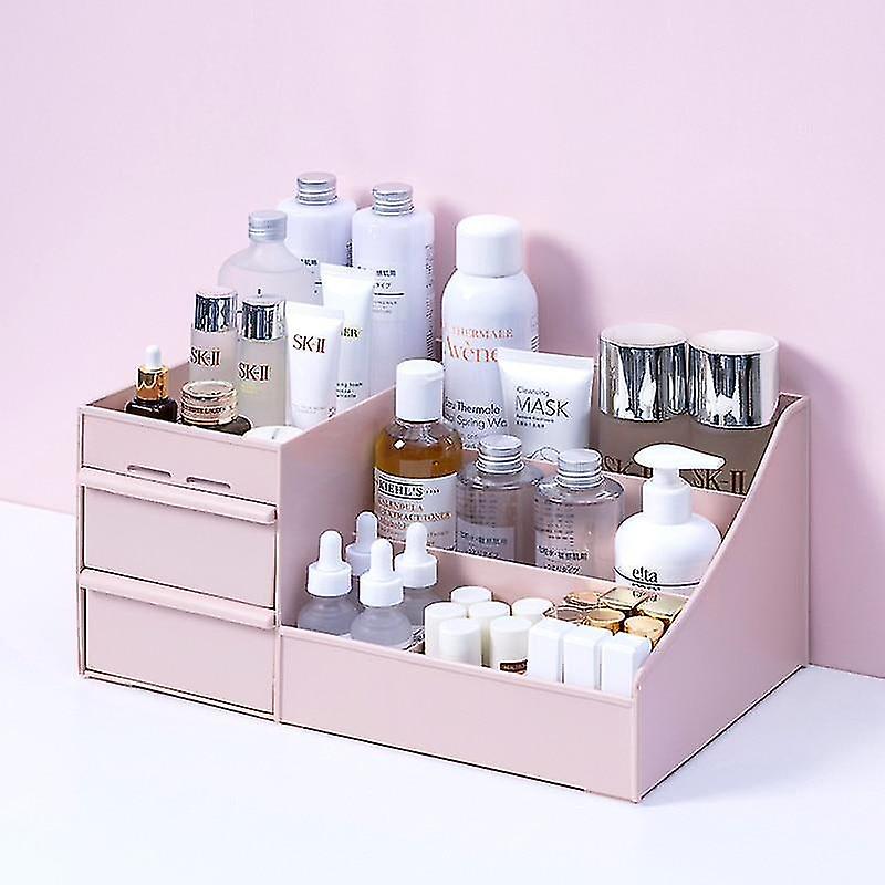 35X21x15cm 3 Large Capacity Cosmetic Storage Box Drawer