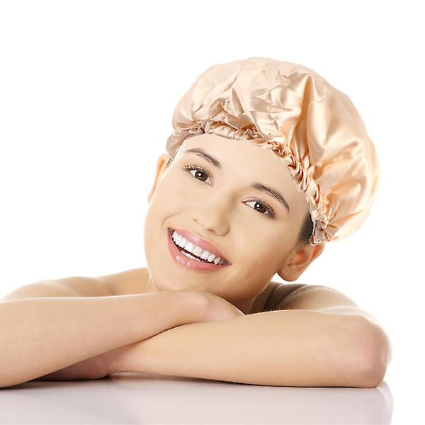 Adjustable Double Layer Bath Cap for Women Color2