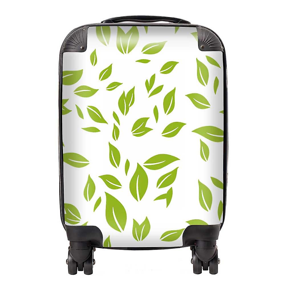 Green Leaves Suitcase