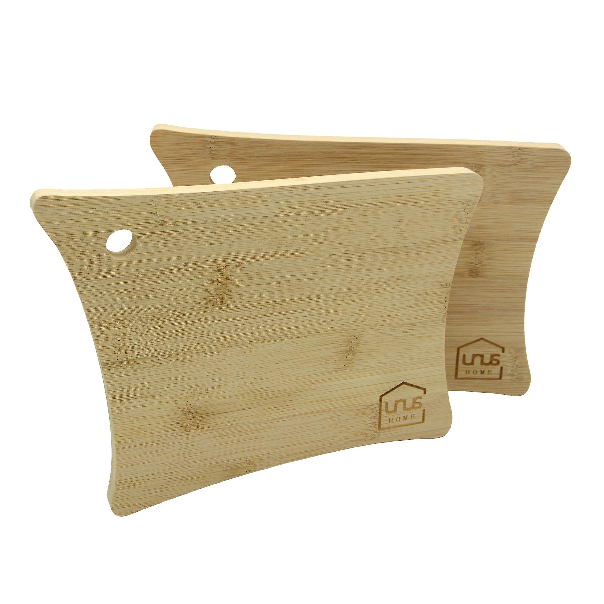 UNUS® Bamboe Ontbijtplank Set van 2, Snackplank