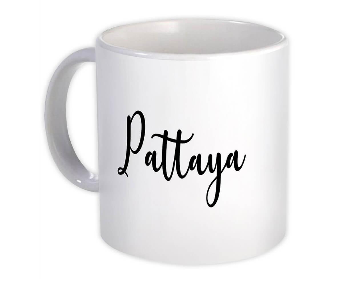 Cadeau mok: Pattaya Cursive