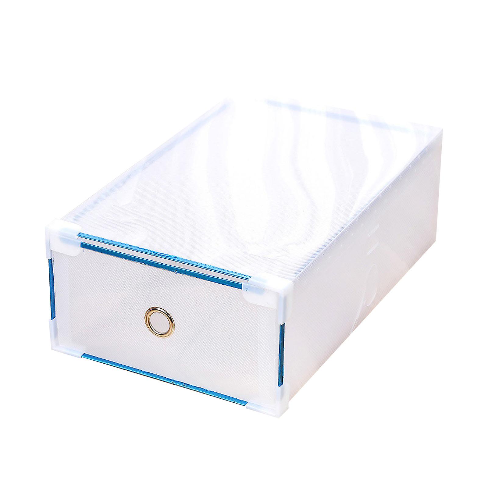 Transparent Shoe Box Drawer Type Dustproof Multifunctional Desktop Organizer Storage Box for Cosmetics Stationary