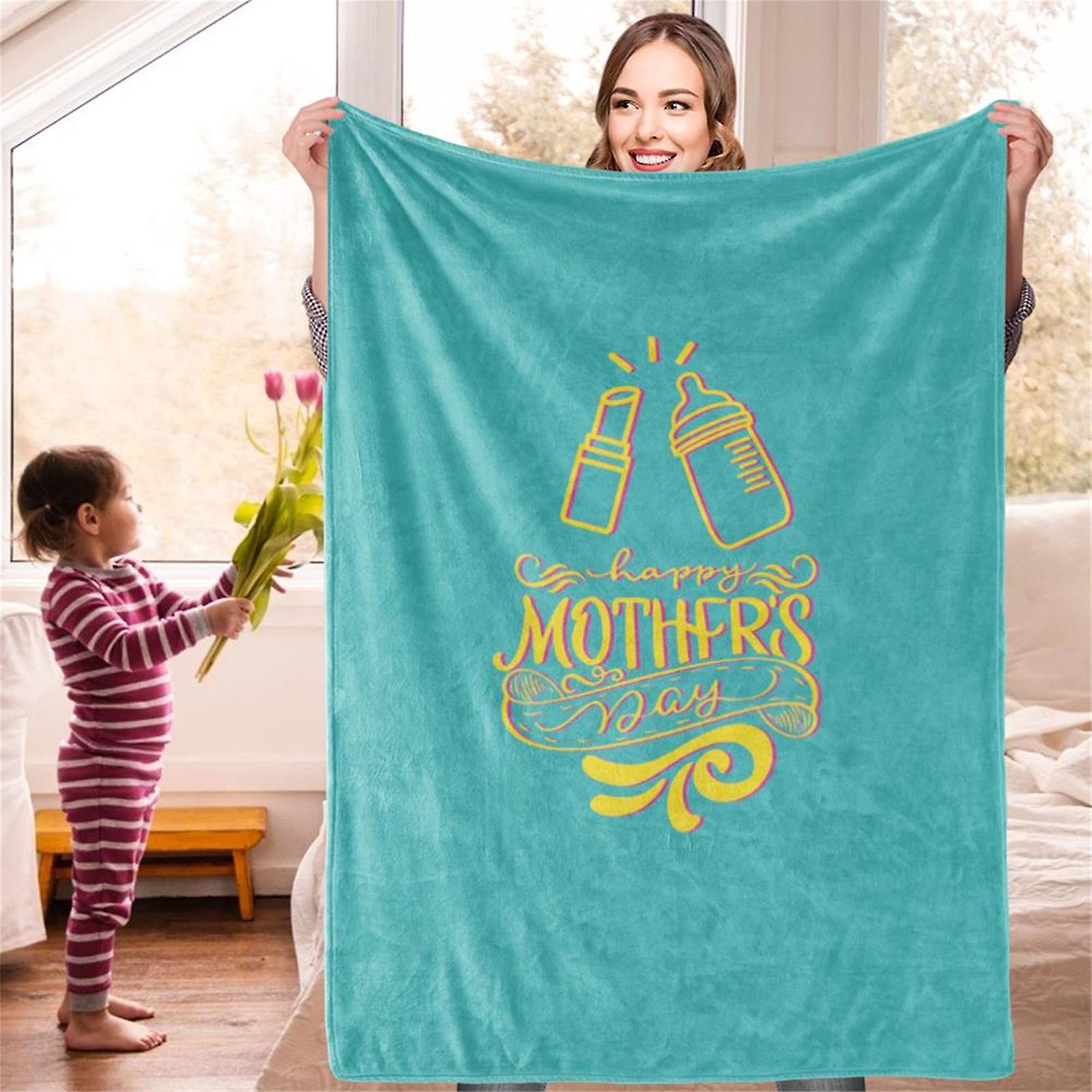 Home Throw Blanket Printing Pattern Decoration Lightweight Polyester Blanket for All Seasons 120x150cm \/ 47.2x59.1in