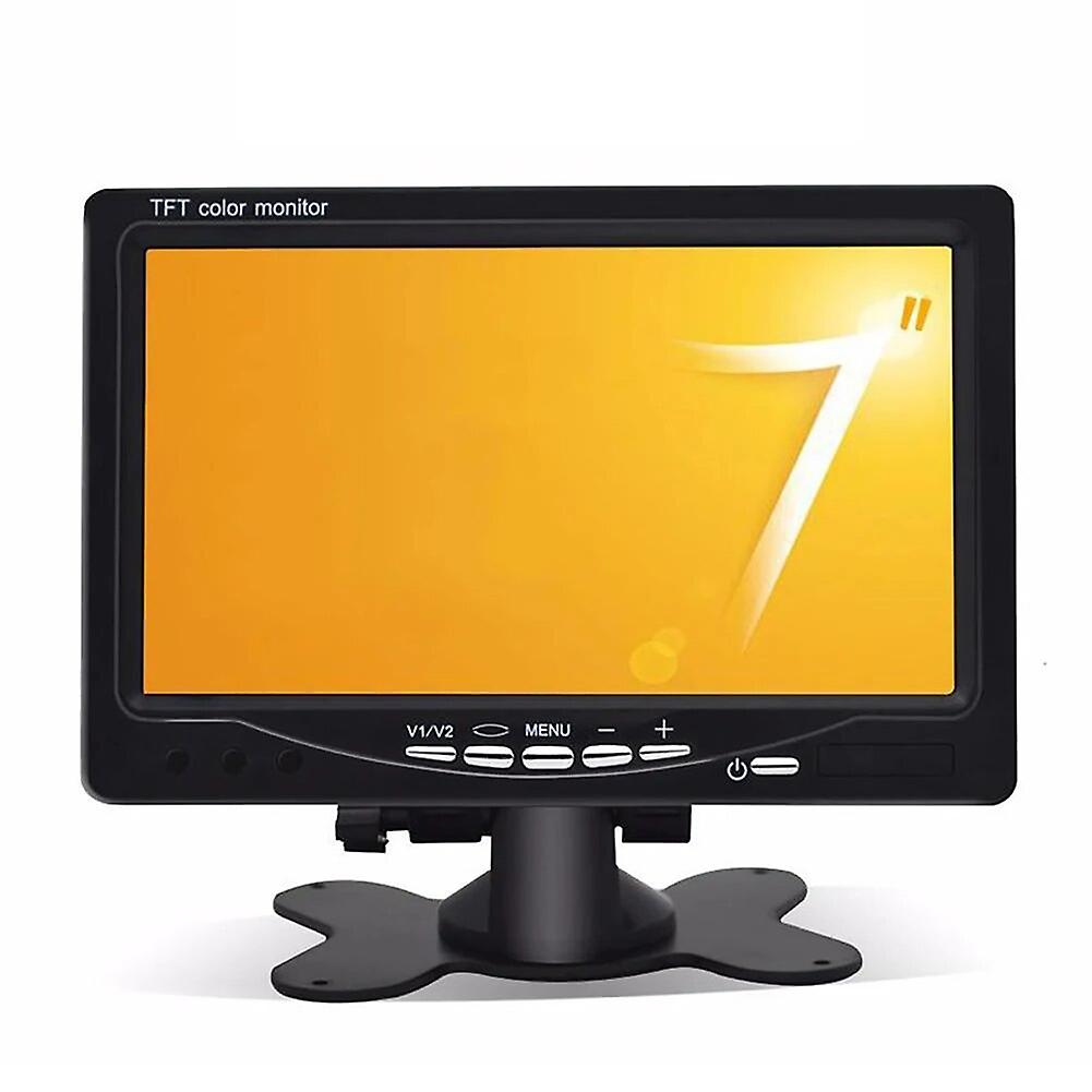 7インチ174 * 115mmカーモニター12v tft lcdスクリーンpal / ntscカーモニターリアビューカートラックホームセキュリティ監視カメラ用